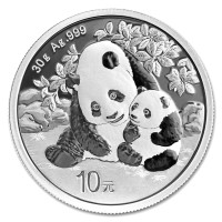 Stříbrná mince China Panda 30g (2024)