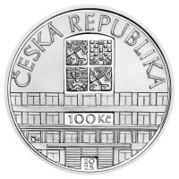 Stříbrná mince ČNB 100 Kč Nejvyšší soud PROOF