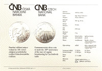 Stříbrná mince ČNB 200 Kč 100. výročí zahájení pravidelného vysílání československého rozhlasu PROOF