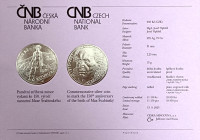 Stříbrná mince ČNB 200 Kč 150. výročí narození Maxe Švabinského STANDARD