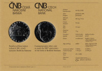 Stříbrná mince ČNB 200 Kč Bedřich Smetana 200. výročí narození STANDARD