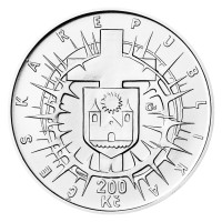 Stříbrná mince ČNB 200 Kč Josef Karel Matocha jmenován arcibiskupem olomouckým STANDARD