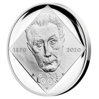 Stříbrná mince ČNB 200Kč Adolf Loos PROOF