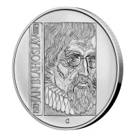 Stříbrná mince ČNB 200Kč 500. výročí narození Jana Blahoslava STANDARD