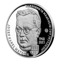 Stříbrná mince ČNB 200Kč Josef Karel Matocha jmenován arcibiskupem olomouckým PROOF