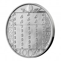 Stříbrná mince ČNB 200Kč Jože Plečnik STANDARD