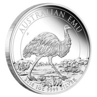 Stříbrná mince Emu 1 oz (2018)