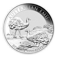 Stříbrná mince Emu 1 oz (2020)