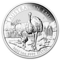 Stříbrná mince Emu 1 oz (2021)