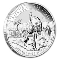Stříbrná mince Emu 1 oz (2021)