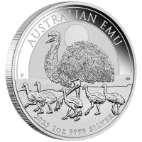 Stříbrná mince Emu 1 oz (2025)