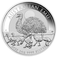 Stříbrná mince Emu 1 oz (2025)