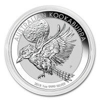 Stříbrná mince Kookaburra 1 oz (2018)