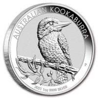 Stříbrná mince Kookaburra 1 oz (2021)