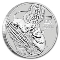 Stříbrná mince Year of the Mouse - Rok Myši 1 oz (2020)