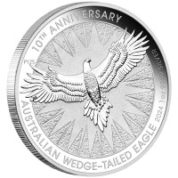 Stříbrná mince Orel klínoocasý - Wedge-tailed Eagle 1 oz (2024) - 10. VÝROČÍ