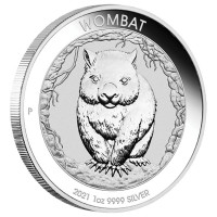 Stříbrná mince Wombat 1 oz (2021)