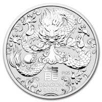 Stříbrná mince Year of the Dragon - Rok Draka 1 oz (2024)