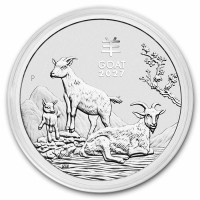 Stříbrná mince Year of the Goat - Rok Kozy 1 oz (2027)