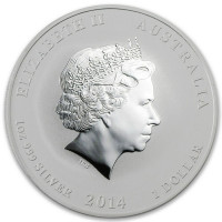 Stříbrná mince Year of the Horse - Rok Koně 1 oz (2014)