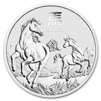 Stříbrná mince Year of the Horse - Rok Koně 1 oz (2026)