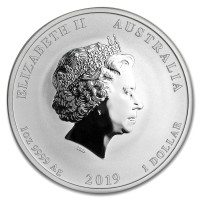 Stříbrná mince Year of the Pig - Rok Vepře 1 oz (2019)