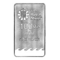 Stříbrná cihla Britannia 100 oz