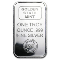Stříbrný slitek Golden State Mint 1 oz