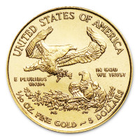 Gold coin American Gold Eagle 1/10 oz