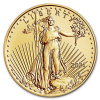 Zlatá mince American Gold Eagle 1/10 oz Type2