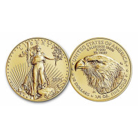 Zlatá mince American Gold Eagle 1/4 oz Type2