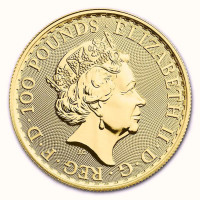 Zlatá mince Britannia 1 oz Elizabeth II.