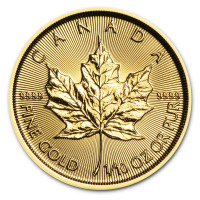 Zlatá mince Canadian Maple Leaf 1/10 oz