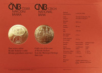 Zlatá mince ČNB 5.000 Kč Hradec Králové PROOF 1/2 oz