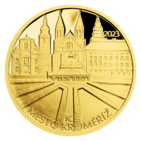 Zlatá mince ČNB 5.000 Kč Kroměříž PROOF 1/2 oz