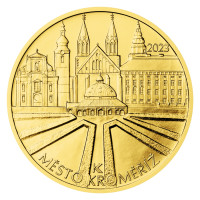 Zlatá mince ČNB 5.000 Kč Kroměříž STANDARD 1/2 oz