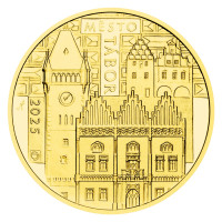 Zlatá mince ČNB 5.000 Kč Tábor PROOF 1/2 oz