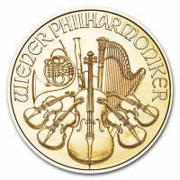 Zlatá mince Wiener Philharmoniker 1/2 oz