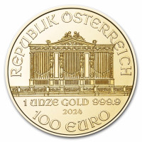 Zlatá mince Wiener Philharmoniker 1 oz