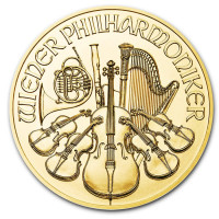 Zlatá mince Wiener Philharmoniker 1 oz