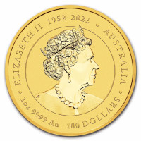Zlatá mince Year of the Dragon - Rok Draka 1 oz (2024)