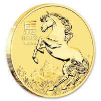 Zlatá mince Year of the Horse - Rok Koně 1/10 oz (2026)