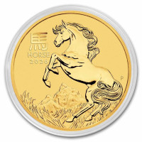 Zlatá mince Year of the Horse - Rok Koně 1 oz (2026)