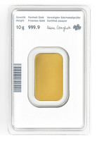 Zlatý slitek 10g Münze Österreich